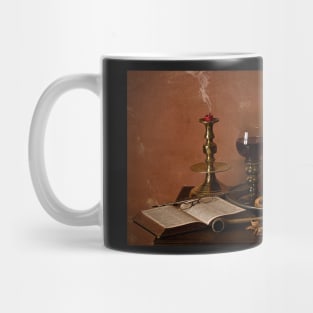 Vanitas With Port and Walnuts Mug